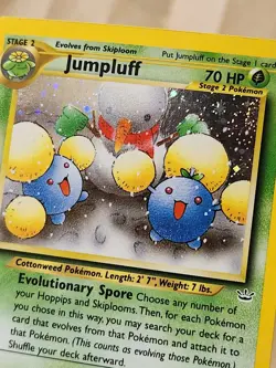 Pokemon Jumpluff Neo Revelation Holo Card 9/64 LP - Image 4