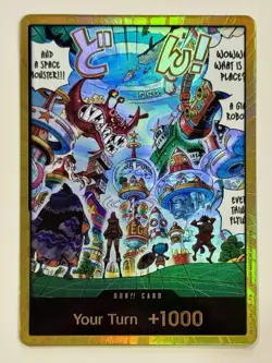 DON!! Card (Egghead) (Gold) The Azure Sea's Seven Foil - Image 1