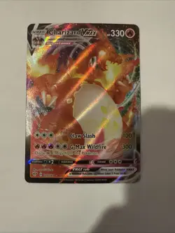 Pokemon TCG Charizard VMAX Darkness Ablaze Holo Ultra Rare Card 020/189 NM - Image 3