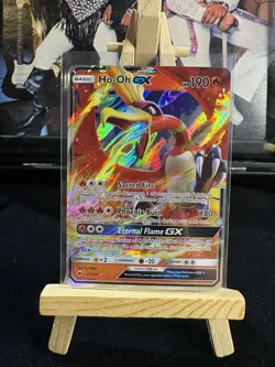Ho-Oh GX 21/147 Sm-Burning Shadows Holo Pokemon card 2017 - Image 1