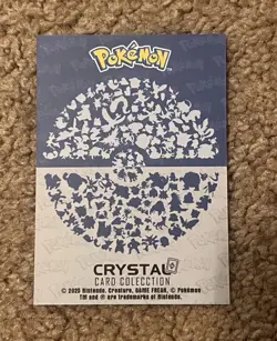 2025 Pokemon Crystal Card Collection Black Dark Edition #108 Lickitung Holo - Image 2