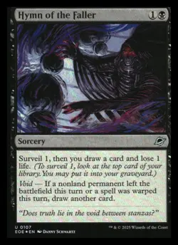 Hymn of the Faller Foil Edge of Eternities MTG NM - Image 1