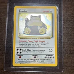 Snorlax 11/64 Jungle Holo Error No Symbol Pokemon Card - Image 1