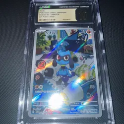 CGC 10 Pristine Riolu 086/078 AR Scarlet ex Pokemon Card Japanese - Image 1