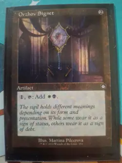 Orzhov Signet (Retro Frame) Commander: the Brothers' War Regular - Image 1
