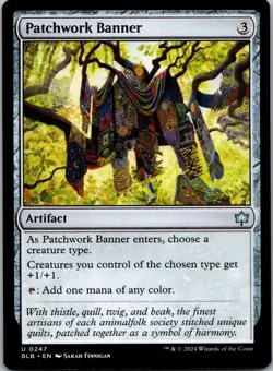 Patchwork Banner U Bloomburrow 247 NM - Image 1