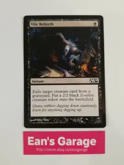 3X - Magic the Gathering MTG Vile Rebirth 121/249 M14 Core Set 2014 common - MN - Image 1