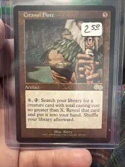 MTG Citanul Flute Urza's Saga Regular Rare NM+ Condition Magic The Gathering - Image 1
