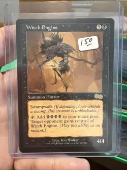 Witch Engine Urza's Saga Regular Magic The Gathering MTG - Image 1