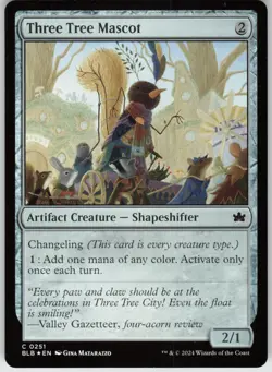 Foil Three Tree Mascot 682 Foundations C Near Mint - Image 1