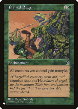 Primal Rage (REGULAR) x1 - MTG The List PLST #STH-112 - Image 1