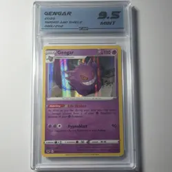 Pokemon Gengar 085/202 Swsh01 Sword & Shield Holo Rare 2020 CAG 9.5 - Image 1