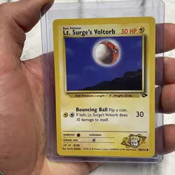 Pokemon TCG - Lt. Surge's Voltorb 86/132 Gym Challenge Regular Unlimited NM/MT - Image 1