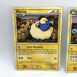 Mareep & Flaaffy Pokemon TCG HeartGold & SoulSilver 42/123 73/123 - Image 2