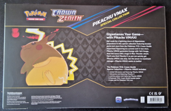 Pokemon TCG Crown Zenith Pikachu VMAX Premium Collection Box Booster Promo - Image 2