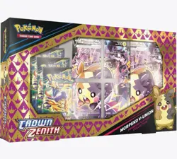 Pokemon TCG Crown Zenith (5 Packs) Premium Treasures Morpeko V Union Box Set - Image 1