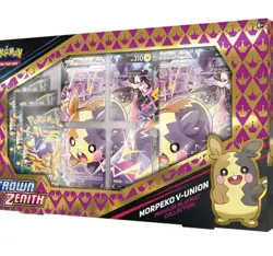 Pokemon TCG Crown Zenith (5 Packs) Premium Treasures Morpeko V Union Box Set - Image 2