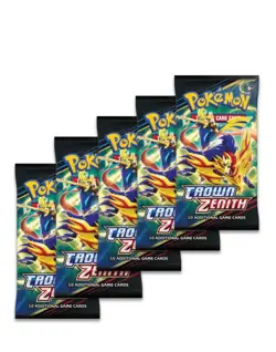 Pokemon TCG Crown Zenith (5 Packs) Premium Treasures Morpeko V Union Box Set - Image 4