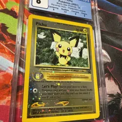 2001 POKEMON BLACK STAR PROMO #35 PICHU REVERSE FOIL CGC 8 POKEMON LEAGUE - Image 2