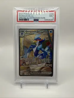 Quaquaval EX 260/193 PSA 9 Pokemon Paldea Evolved Illustration Rare Holo - Image 5