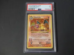1999 Pokemon Charizard Shadowless Rare 4/102 PSA 3 - Image 1