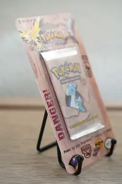 Pokemon Fossil Booster Blister Pack Lapras Artwork 1999 WOTC Factory Sealed - Image 4