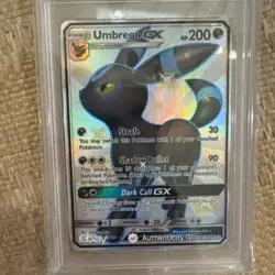 Pokemon Umbreon GX Hidden Fates Full Art #SV69 PSA 10 Gem Mint - Image 2