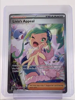 LISIA'S APPEAL 2024 POKEMON SPARKS SPECIAL ILLUSTRATION RARE 246/191 Q4561 - Image 1