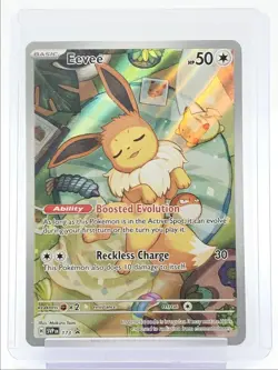 EEVEE 2025 POKEMON SCARLET & VIOLET BLACK STAR PROMO #173 Q5677 - Image 1