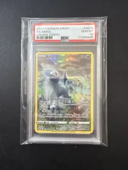 2023 Pokemon Sword And Shield Crown Zenith Fa Absol #GG16 PSA 10 - Image 2