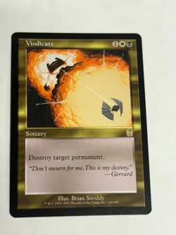 Vindicate - Apocalypse - Magic The Gathering NM/M Free Shipping! - Image 1