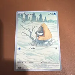 Pokemon Snorunt 227/217 ASC EN Regular Rare Basic Ice HP 70 ATK 10 - Image 1