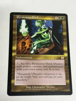 Pernicious Deed - Magic The Gathering NM/M Free Shipping! - Image 1
