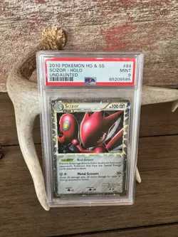 Pokemon TCG Scizor Prime 84/90 PSA 9 Undaunted - Image 1
