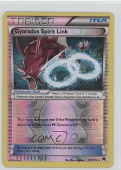 Gyarados Spirit Link Reverse Foil Pokemon XY Breakpoint #101 - Image 1