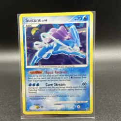 Pokemon Suicune Secret Wonders Holo Rare 19/132 Basic 2007 HP 70 - Image 1