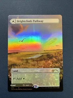 MTG Brightclimb Pathway (Borderless) - Secret Lair Series (SLU) NM Foil - Image 1