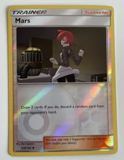 Mars 128/156 Pokemon TCG SM Ultra Prism Reverse Holo LP - Image 1