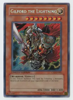 Yu-Gi-Oh! Gilford the Lightning '05 Collectors Tin Secret Rare Limited CT2-EN001 - Image 1