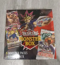 Yugioh Monster Mystery Box 9 Packs + 1 Legacy Pack New Factory Sealed! 728192517051 - Image 1