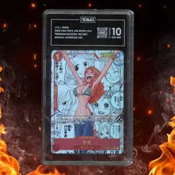 One Piece The Best NAMI Manga Alternate Art TAG 10 #OP01-016 - Image 1