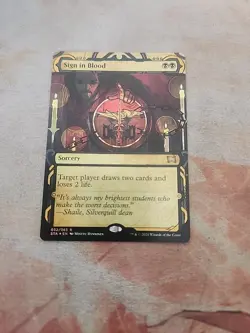 Sign In Blood Foil Strixhaven Mystical Archives MTG NM - Image 1