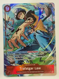 Trafalgar Law - OP14-009 (Alternate Art) OP14-009 The Azure Sea's Seven Foil - Image 1