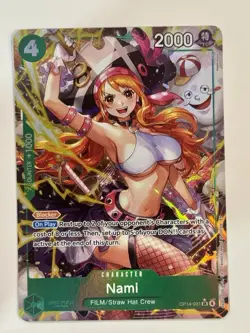 Nami (Alternate Art) OP14-031 The Azure Sea's Seven Foil - Image 1