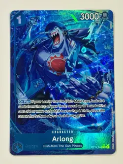 Arlong (Alternate Art) OP14-042 The Azure Sea's Seven Foil - Image 1