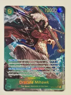 Dracule Mihawk - OP14-119 (Alternate Art) OP14-119 The Azure Sea's Seven Foil - Image 1