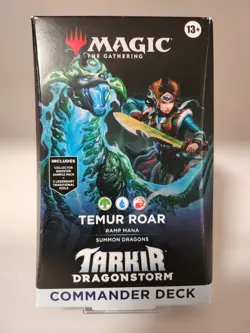 Magic: The Gathering - Tarkir: Dragonstorm Commander Deck - Temur Roar - Sealed - Image 1