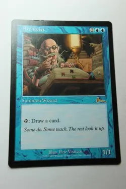 MTG Archivist x1- -Urza's Legacy-Lightly Played - Image 1