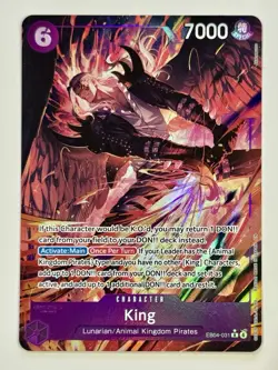 King (Alternate Art) EB04-031 The Azure Sea's Seven Foil - Image 1