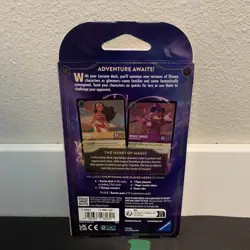 Disney Lorcana The First Chapter Starter Deck Sealed Amber Amethyst TCG - Image 2